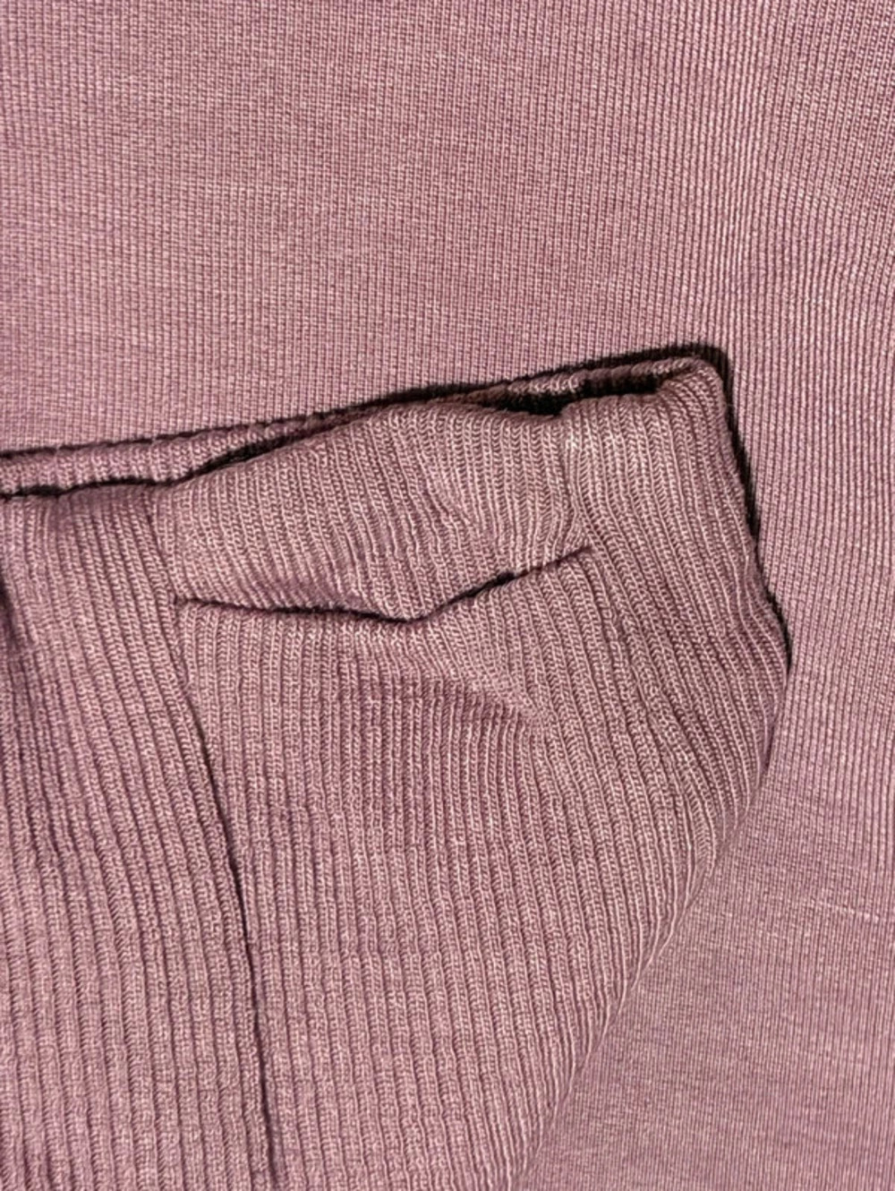 Athleta Girl Cozy Mauve Hoodie - Pullover cropped Sweatshirt size medium 8/10 - Picture 6 of 6